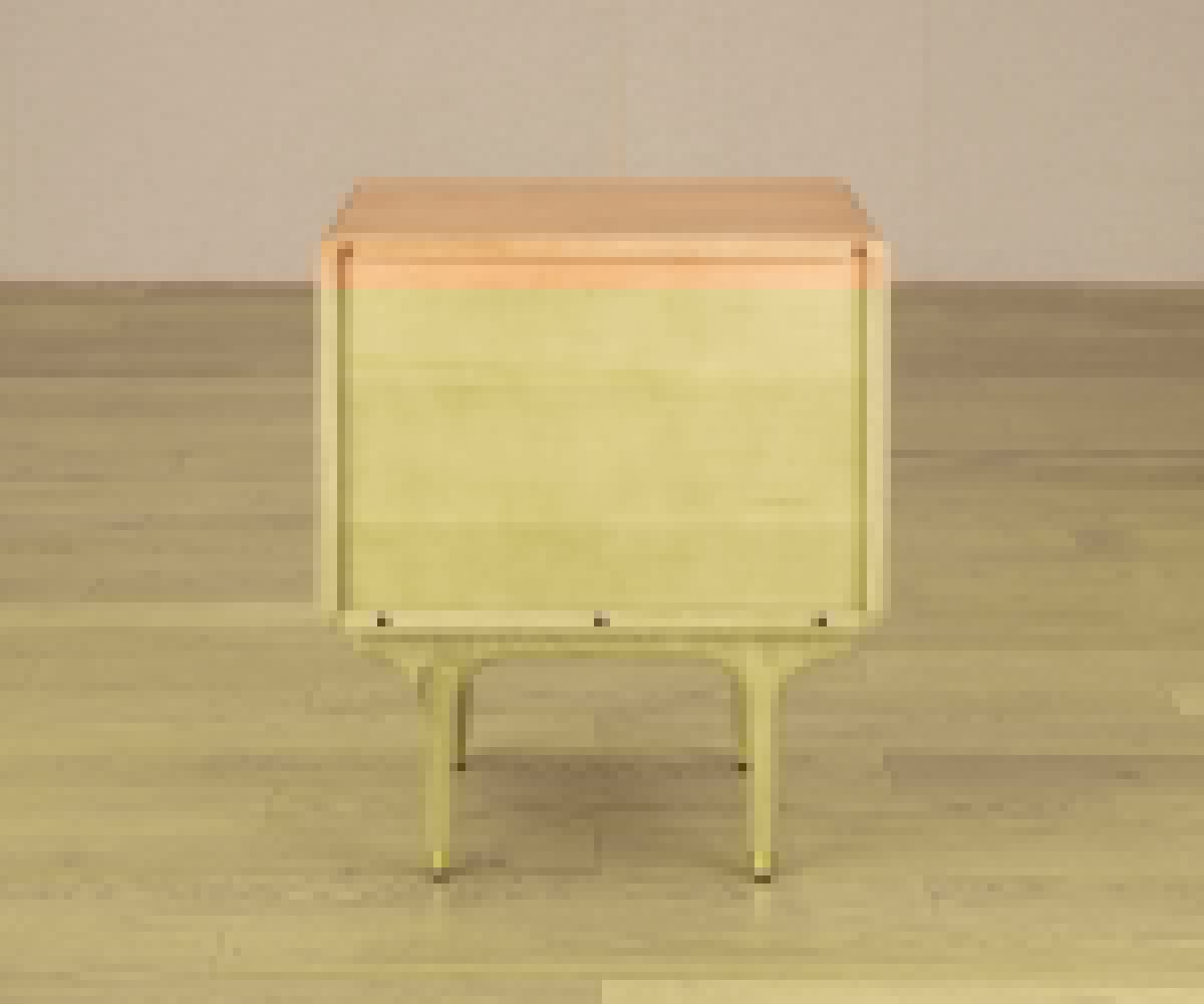 Table de chevet Hendrick Tambour II - Chêne blanc