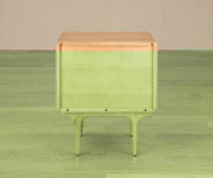 Table de chevet Hendrick Tambour II - Chêne blanc